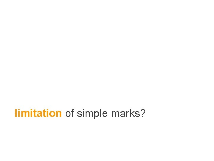 limitation of simple marks? 