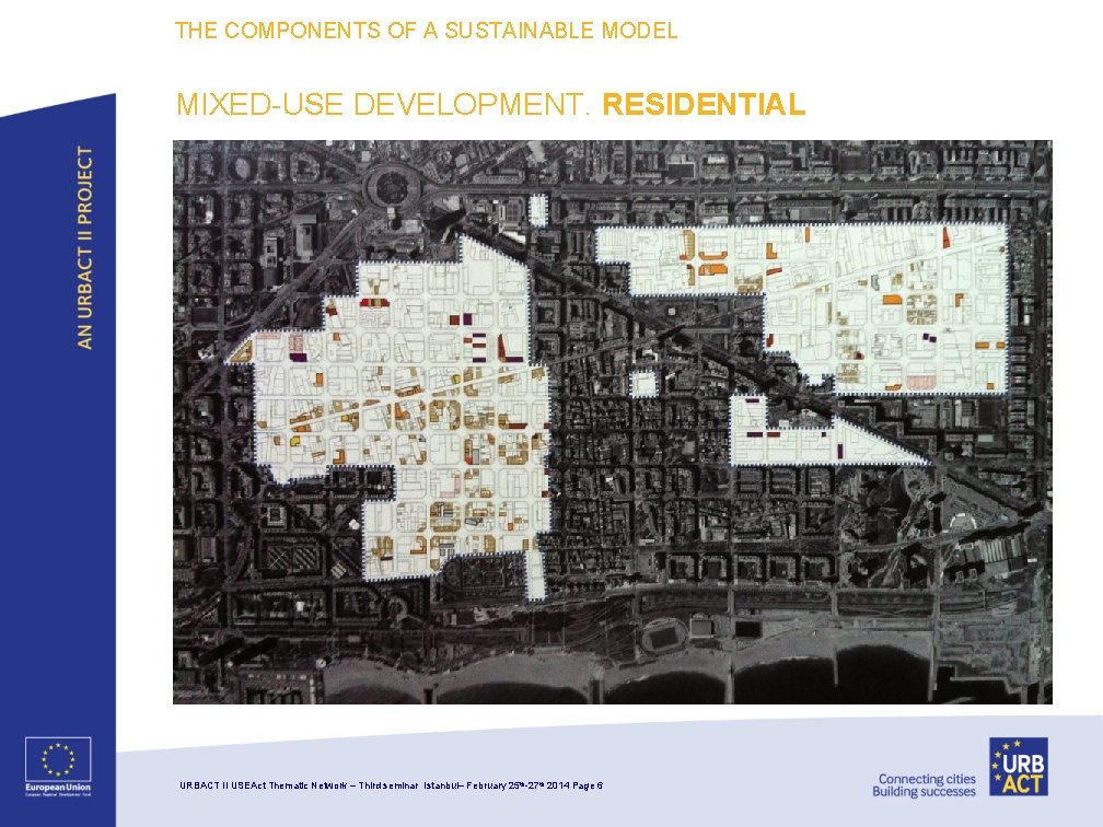 THE COMPONENTS OF A SUSTAINABLE MODEL MIXED-USE DEVELOPMENT. RESIDENTIAL URBACT II USEAct Thematic Network