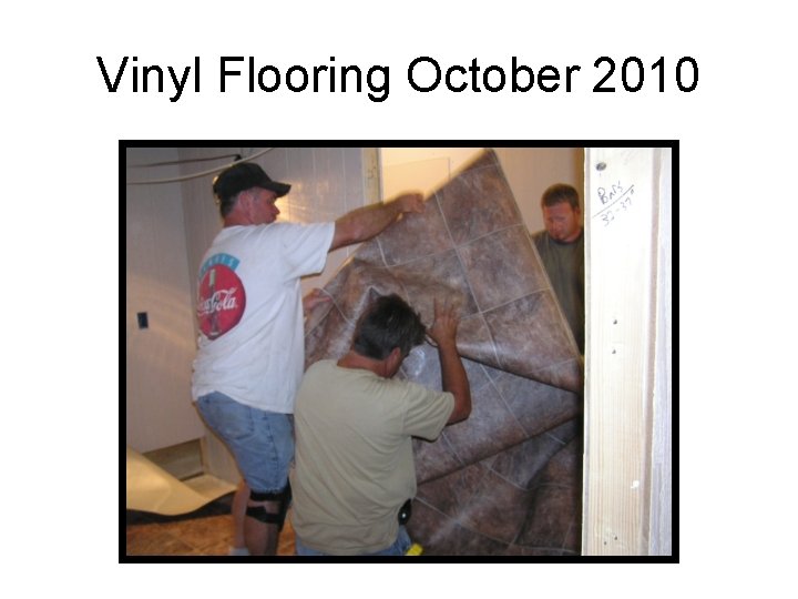 Vinyl Flooring October 2010 