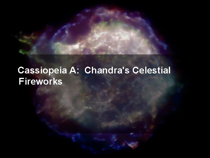 Cassiopeia A: Chandra's Celestial Fireworks 