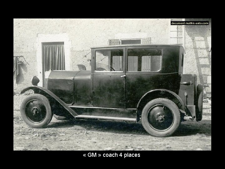  « GM » coach 4 places 