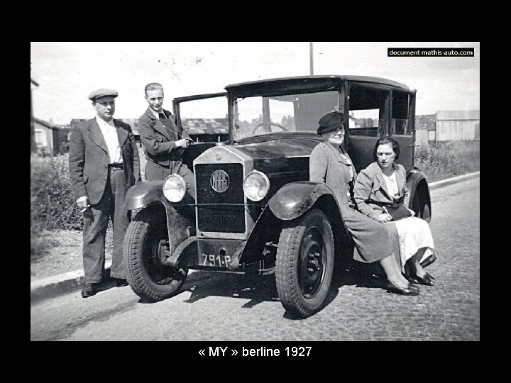  « MY » berline 1927 