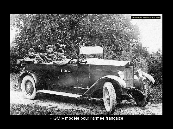 « GM » modèle pour l’armée française 