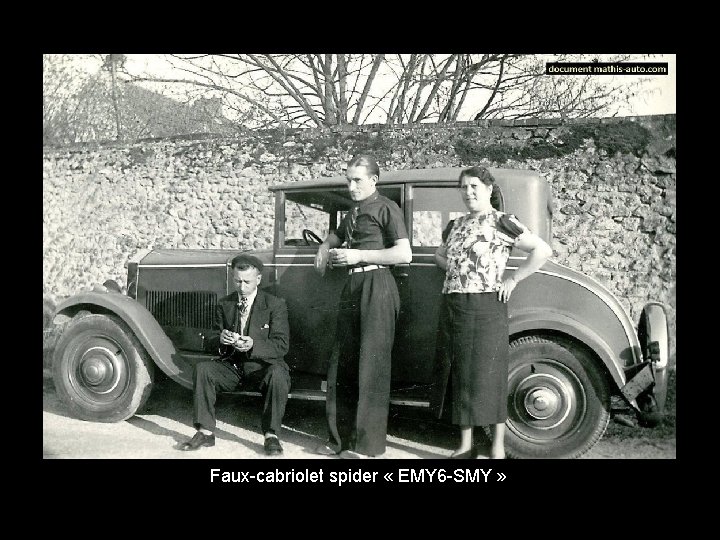 Faux-cabriolet spider « EMY 6 -SMY » 