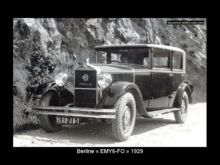 Berline « EMY 6 -FO » 1929 