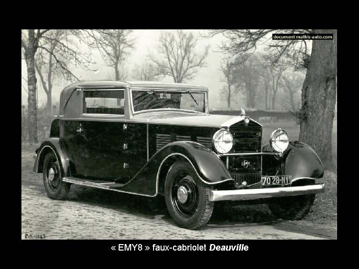  « EMY 8 » faux-cabriolet Deauville 