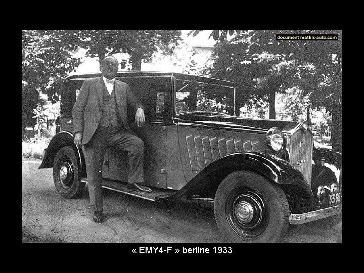  « EMY 4 -F » berline 1933 