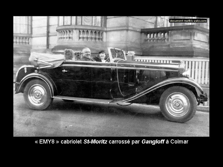  « EMY 8 » cabriolet St-Moritz carrossé par Gangloff à Colmar 