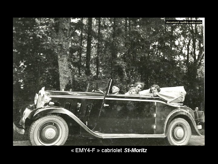 « EMY 4 -F » cabriolet St-Moritz 