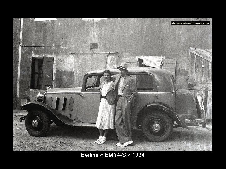 Berline « EMY 4 -S » 1934 