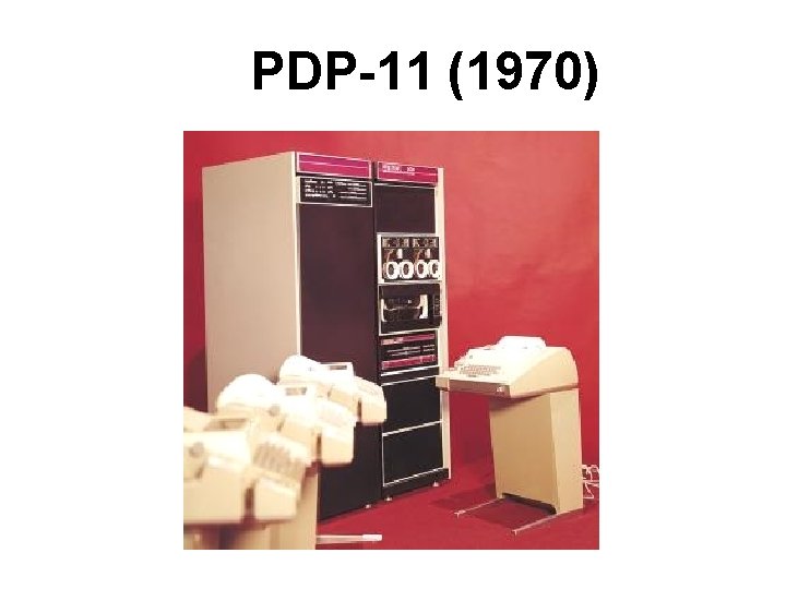 PDP-11 (1970) 