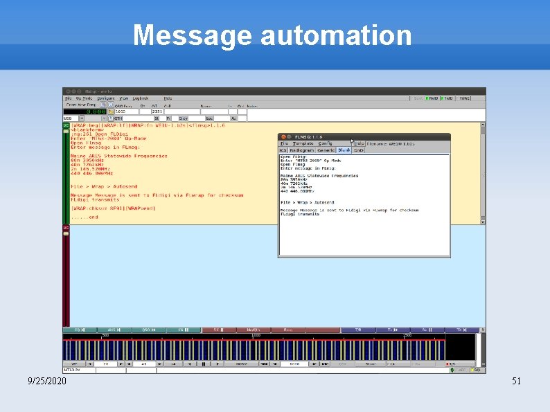 Message automation 9/25/2020 51 
