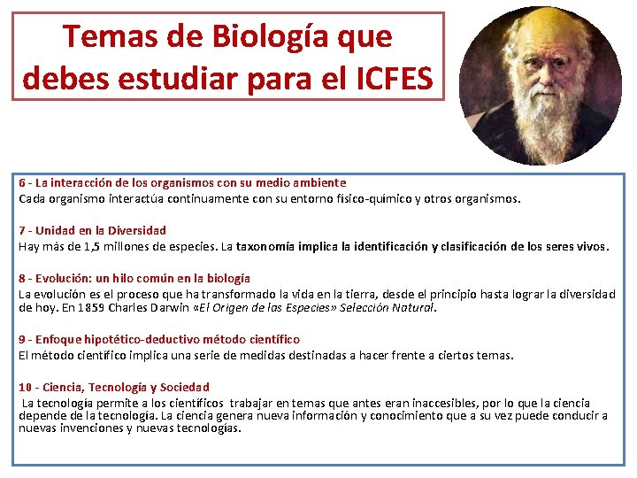Temas de Biología que debes estudiar para el ICFES 6 - La interacción de