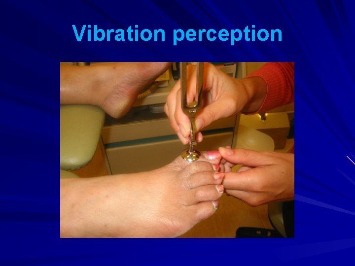 Vibration perception 