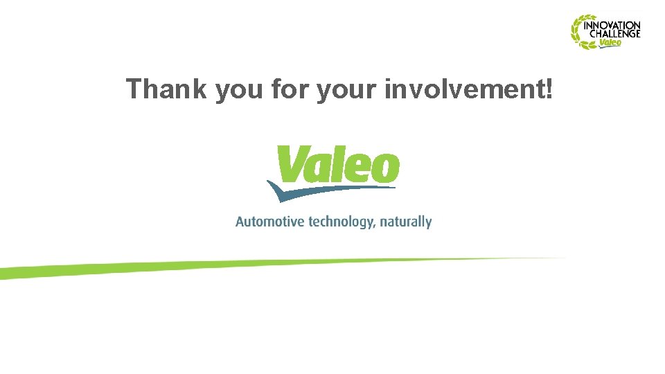 Thank you for your involvement! 
