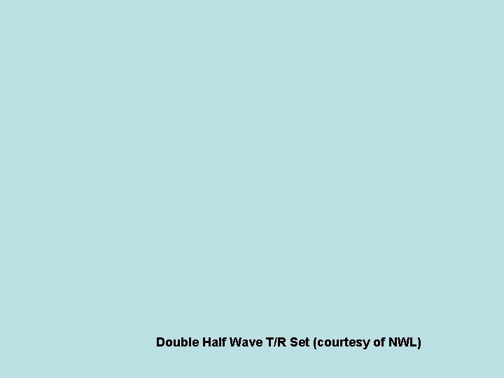 Double Half Wave T/R Set (courtesy of NWL) 