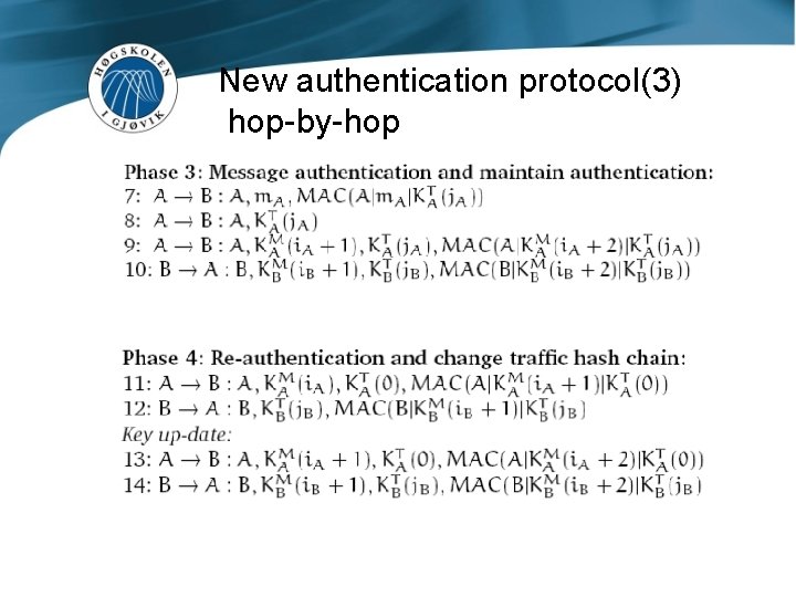 New authentication protocol(3) hop-by-hop 