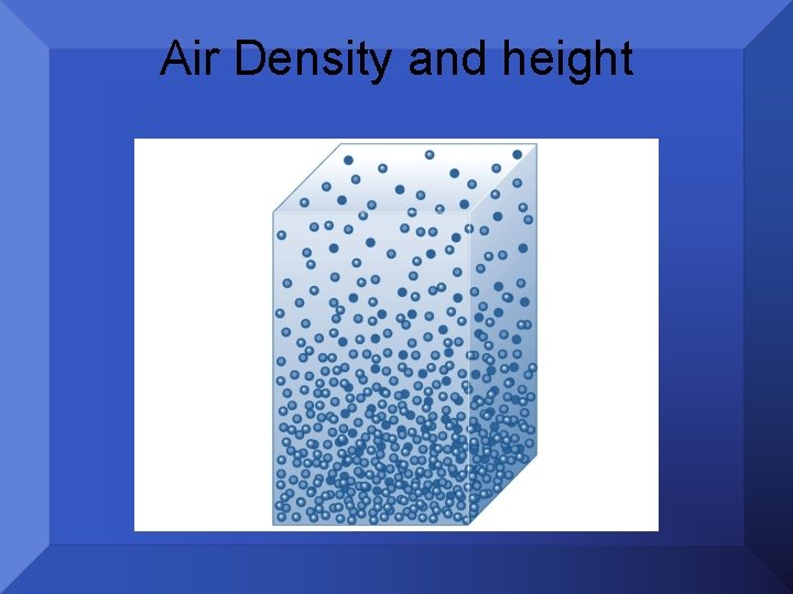 Air Density and height 
