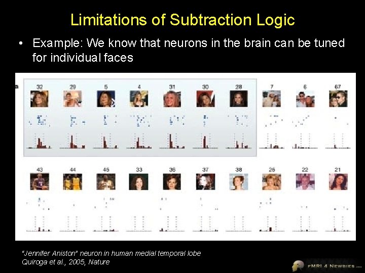 Limitations of Subtraction Logic • Example: We know that neurons in the brain can