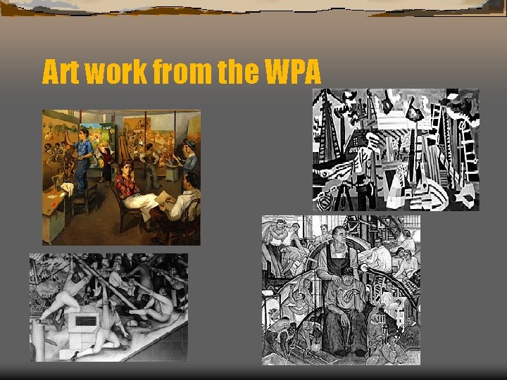 Art work from the WPA 