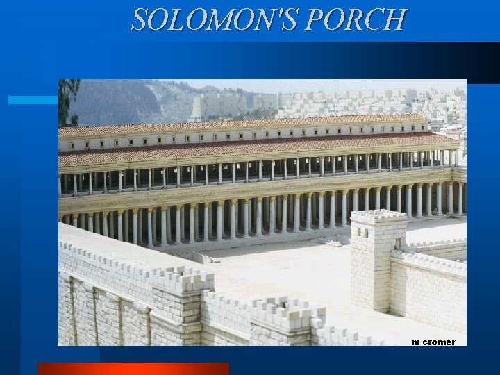 SOLOMON'S PORCH 