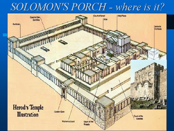 SOLOMON'S PORCH - where is it? 