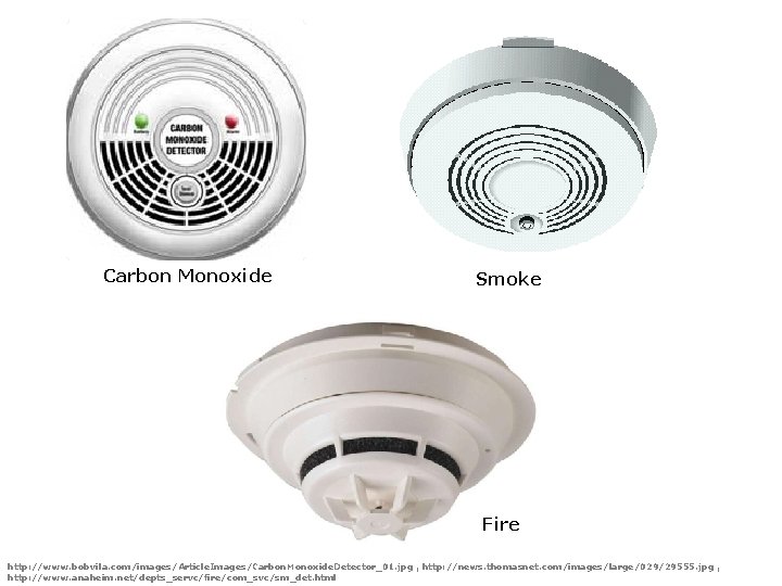 Carbon Monoxide Smoke Fire http: //www. bobvila. com/images/Article. Images/Carbon. Monoxide. Detector_01. jpg , http: