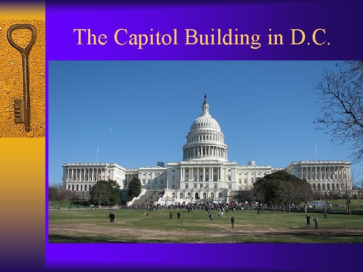 The Capitol Building in D. C. 