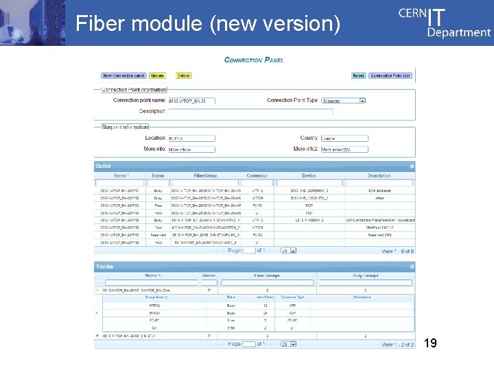 Fiber module (new version) 19 