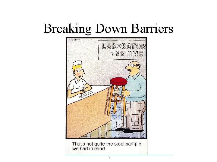 Breaking Down Barriers U 