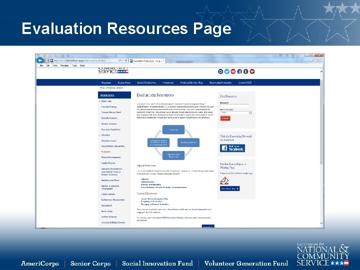 Evaluation Resources Page 