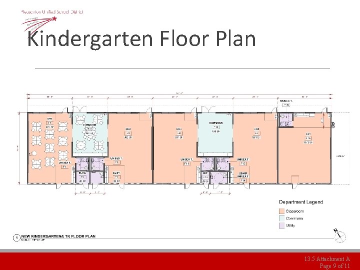 Kindergarten Floor Plan 13. 5 Attachment A Page 9 of 11 