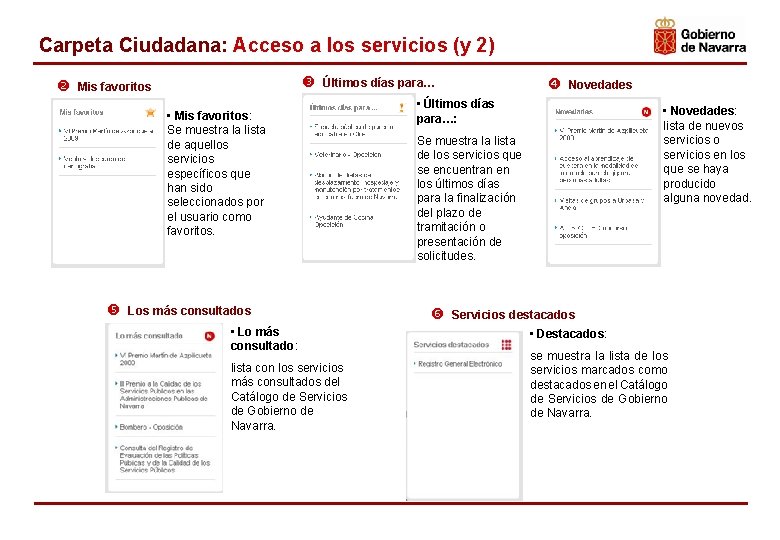 Carpeta Ciudadana: Acceso a los servicios (y 2) Últimos días para… Mis favoritos •