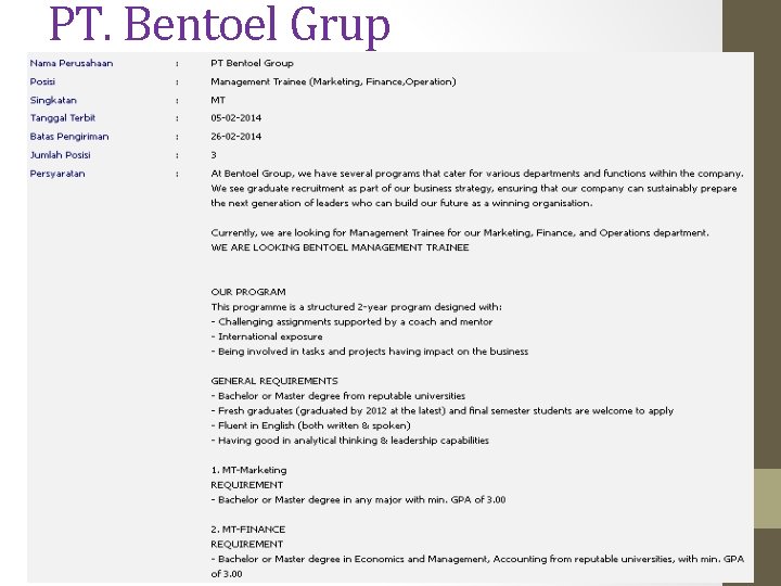 PT. Bentoel Grup 