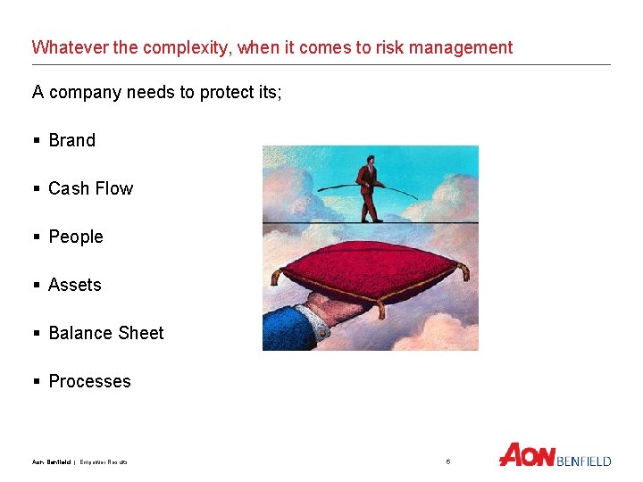 Whatever the complexity, when it comes to risk management A company needs to protect