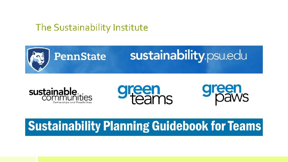 The Sustainability Institute 
