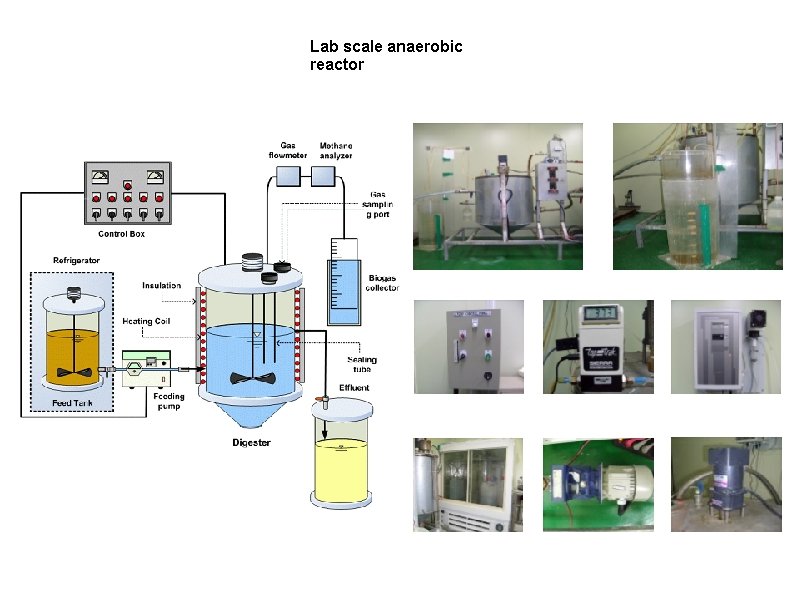 Lab scale anaerobic reactor 