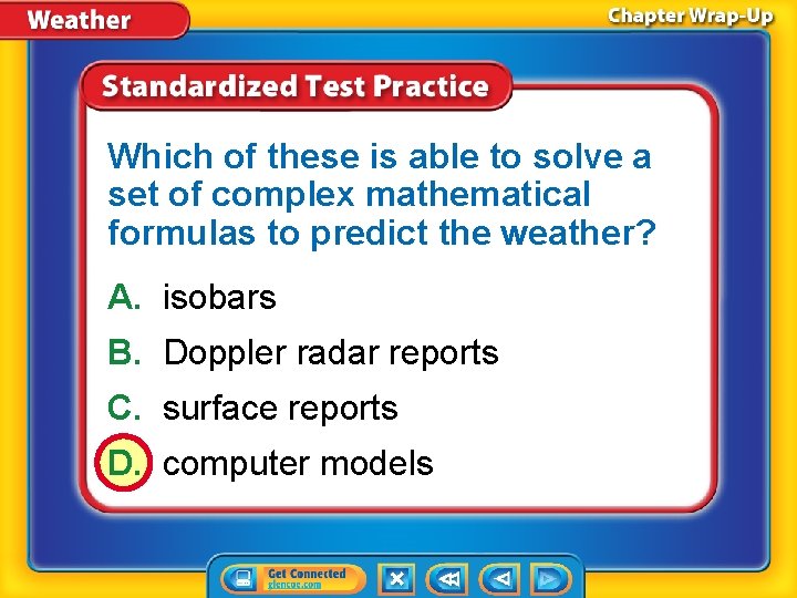 Which of these is able to solve a set of complex mathematical formulas to