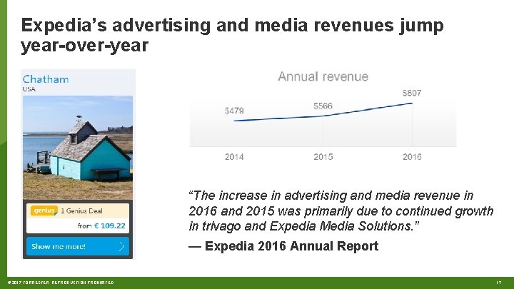 Expedia’s advertising and media revenues jump year-over-year “The increase in advertising and media revenue