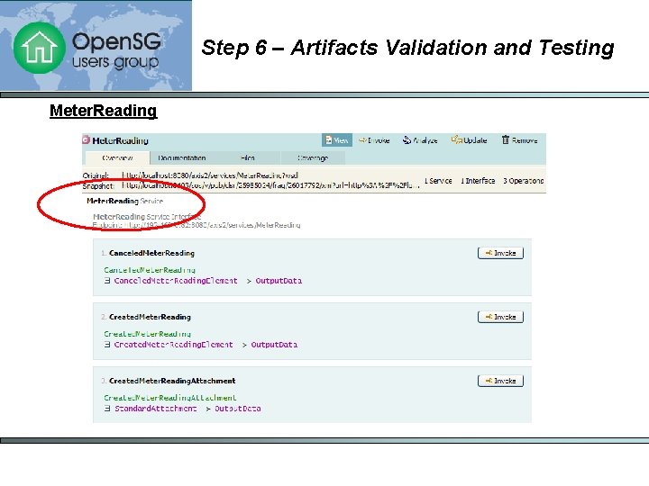 Step 6 – Artifacts Validation and Testing Meter. Reading 