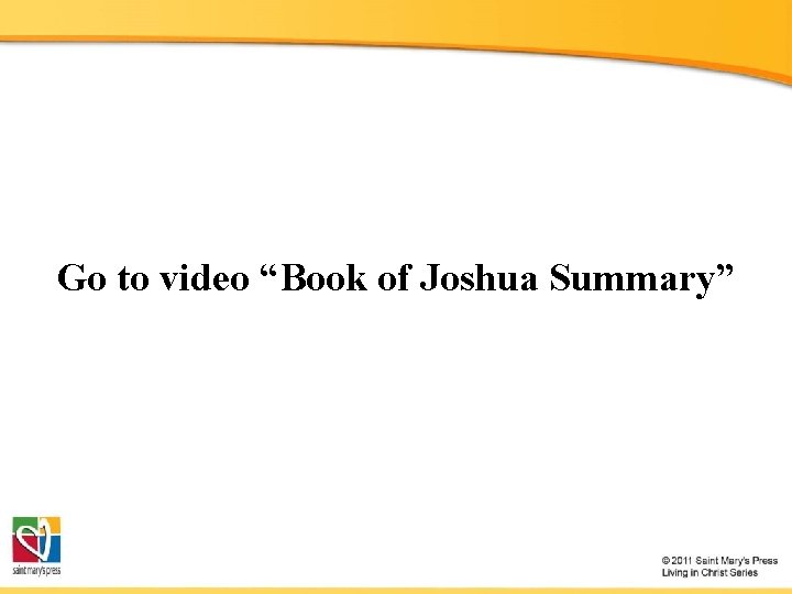 Go to video “Book of Joshua Summary” 