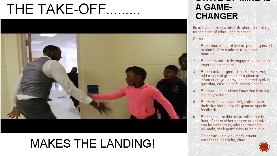 THE TAKE-OFF. . STATE OF MIND IS A GAMECHANGER Its not about mind control,