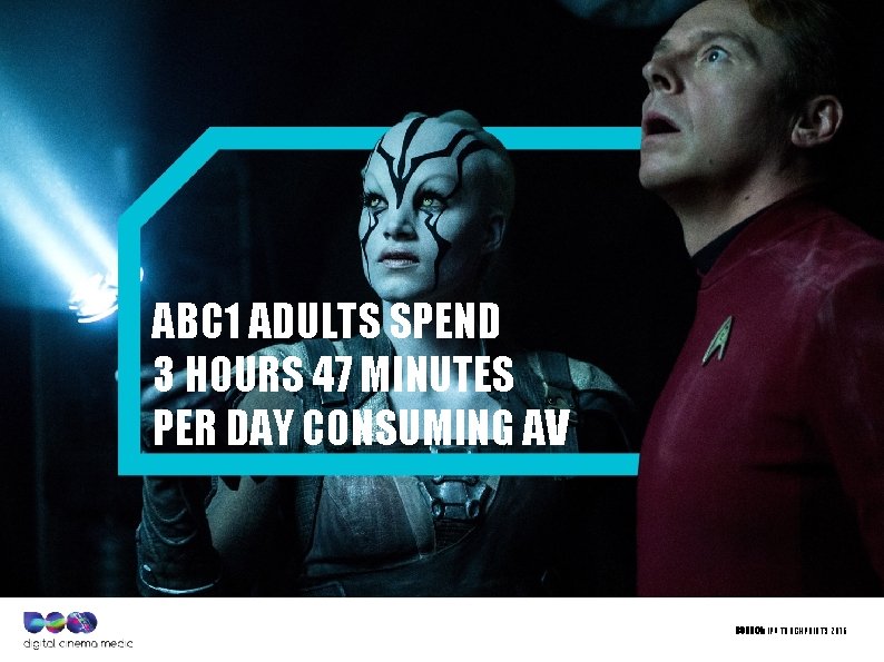 ABC 1 ADULTS SPEND 3 HOURS 47 MINUTES PER DAY CONSUMING AV SOURCE: IPA