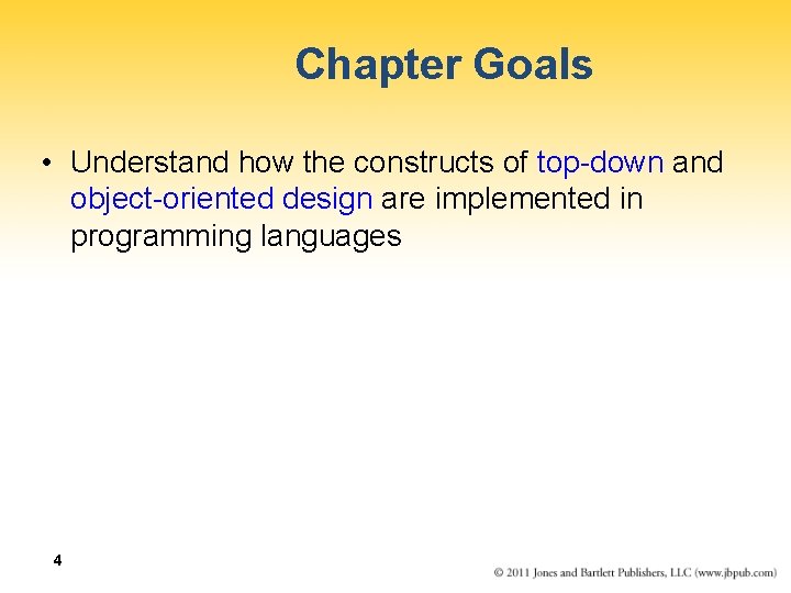 Chapter 9 ObjectOriented Design and HighLevel Programming Languages