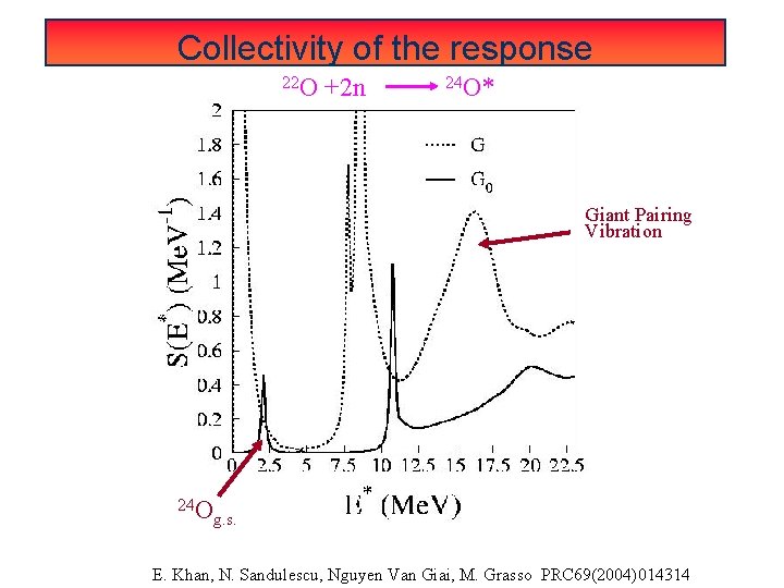 Collectivity of the response 22 O +2 n 24 O* Giant Pairing Vibration 24