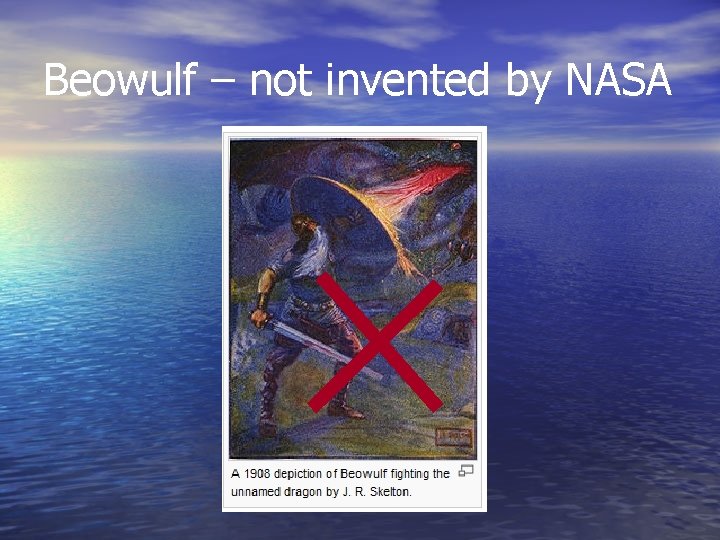 Beowulf – not invented by NASA 