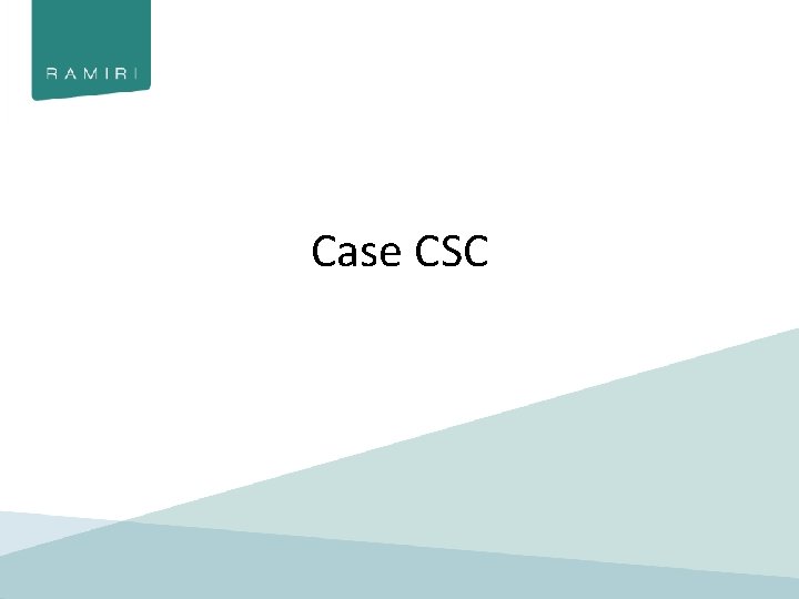 Case CSC 
