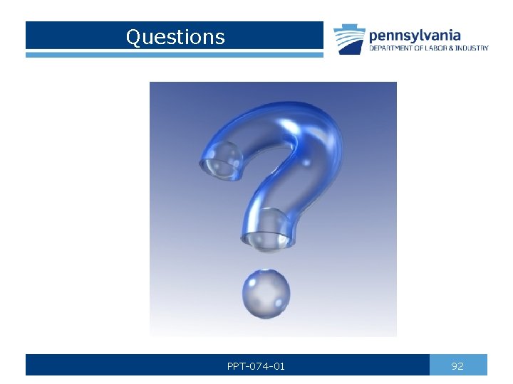 Questions PPT-074 -01 92 