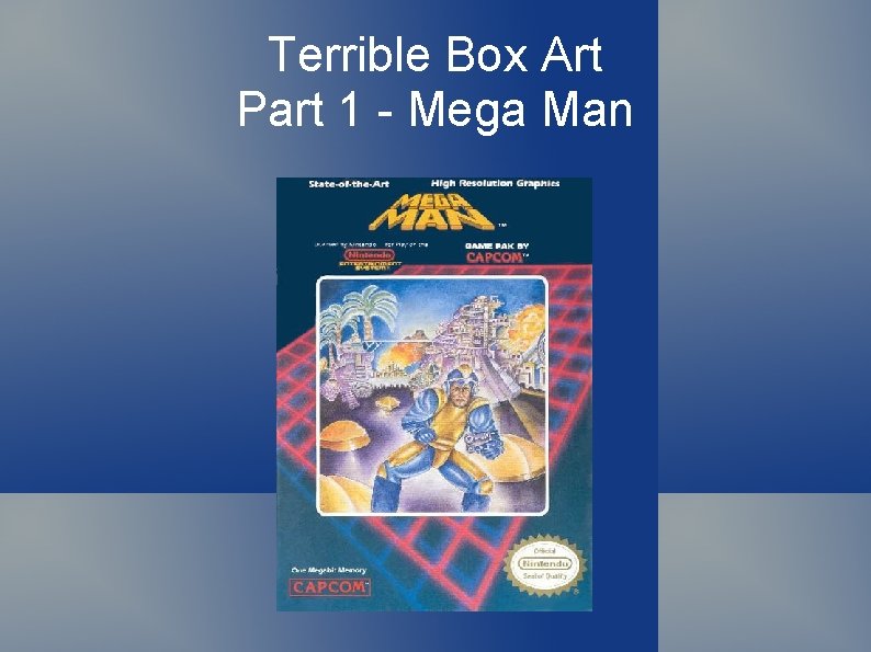 Terrible Box Art Part 1 - Mega Man 