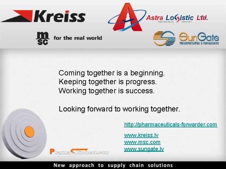 Coming together is a beginning. Keeping together is progress. Working together is success. Looking